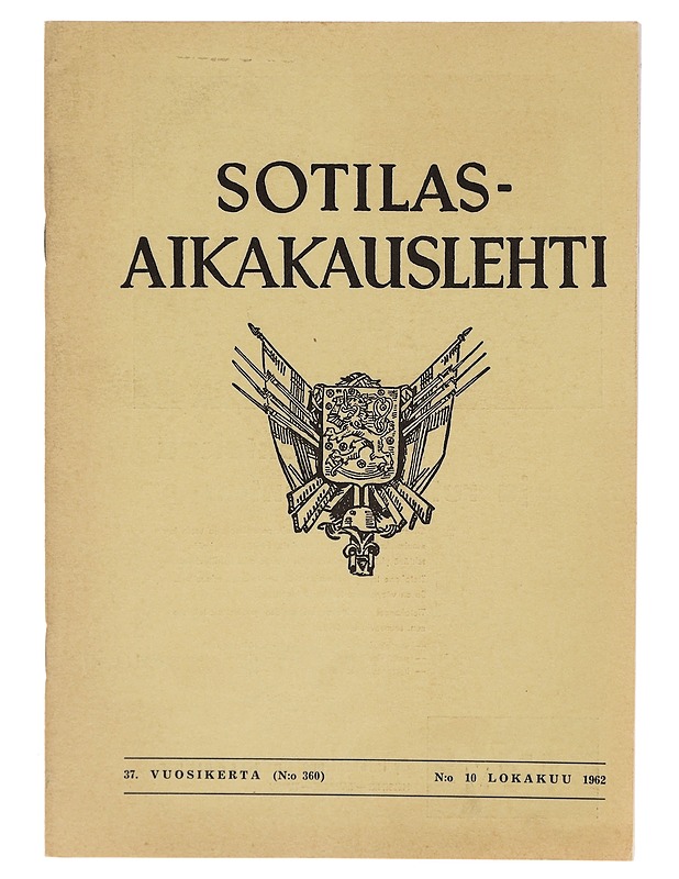 Sotilas Aikakauslehti Lokakuu 1962 - Lehdet - 10105343579 - 0