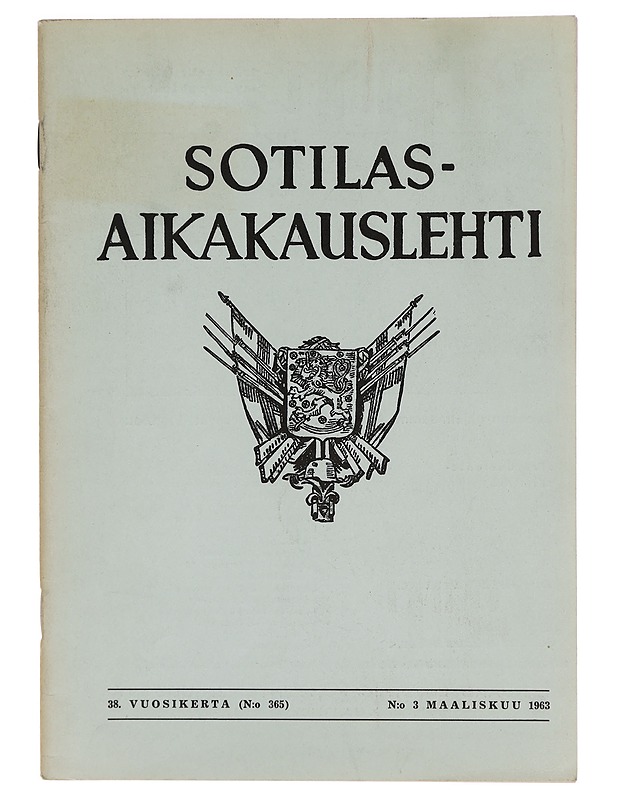 Sotilas Aikakauslehti Maaliskuu 1963 - Lehdet - 10105343585 - 0