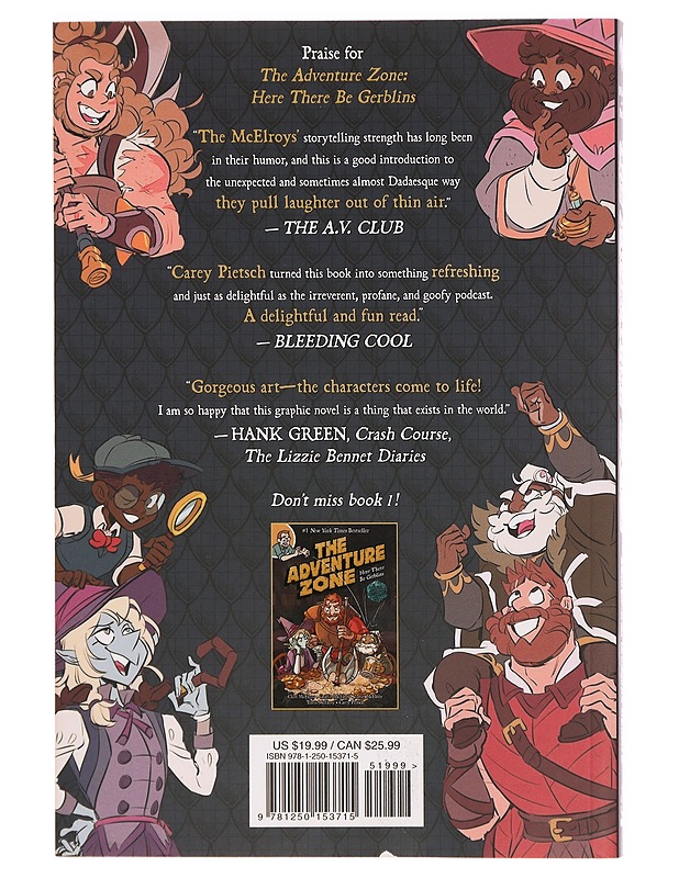 The adventure zone. 2, Murder on the Rockport Limited! - McElroy, Griffin - Sarjakuvat - 10105343613 - 1