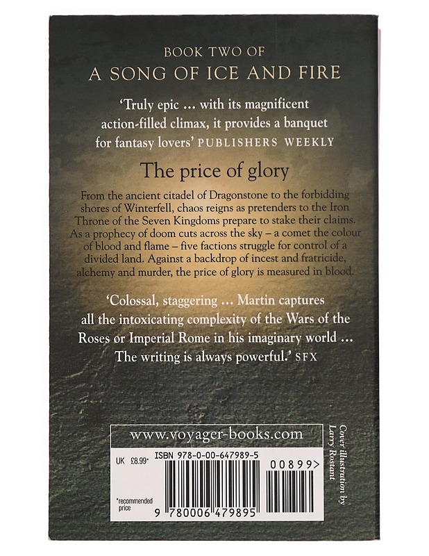 A clash of kings - George R. R. Martin - Fantasia- ja scifi - 10105343818 - 1