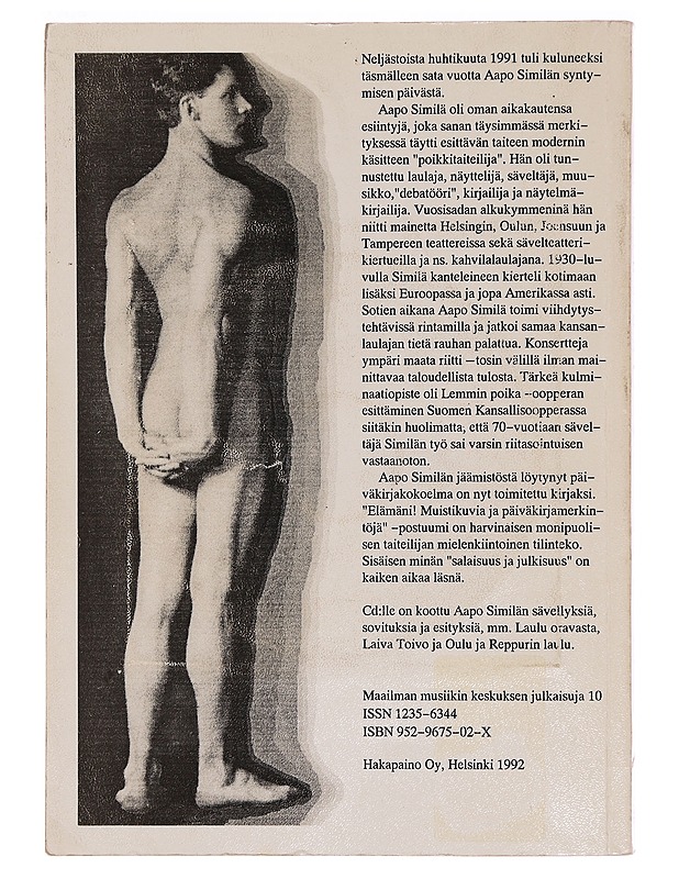 Elämäni! : muisteluita ja päiväkirjamerkintöjä - Similä, Aapo - Elämäkerrat ja muistelmat - 10105343949 - 1