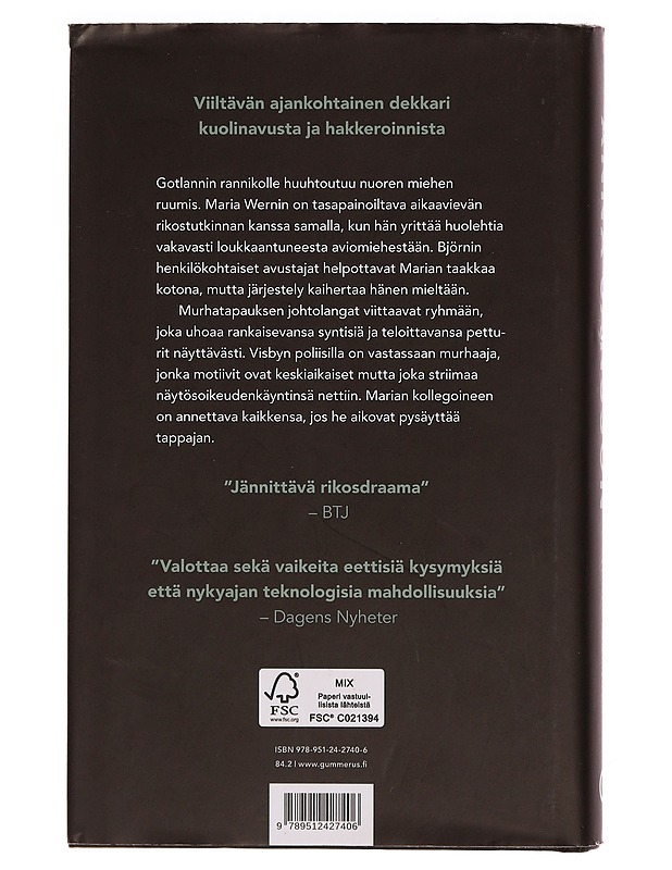 Synnin vartijat - Jansson, Anna - Jännitys ja dekkarit - 10105344000 - 0