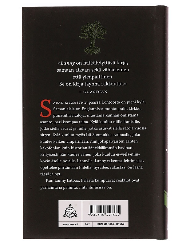 Lanny - Porter, Max - Romaanit ja novellit - 10105344009 - 1