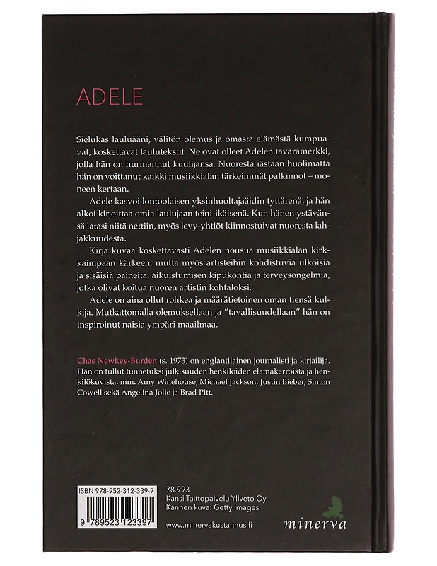 Adele : henkilökuva - Newkey-Burden, Chas - Musiikki- ja elokuvakirjat - 10105344096 - 1