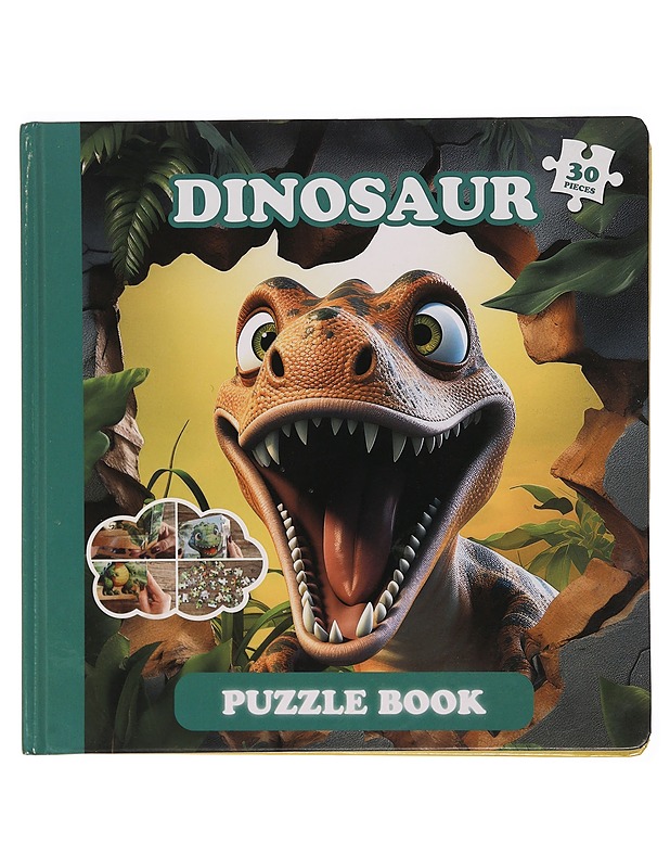 Dinosaur puzzle book  - Harrastekirjat - 10105344204 - 0