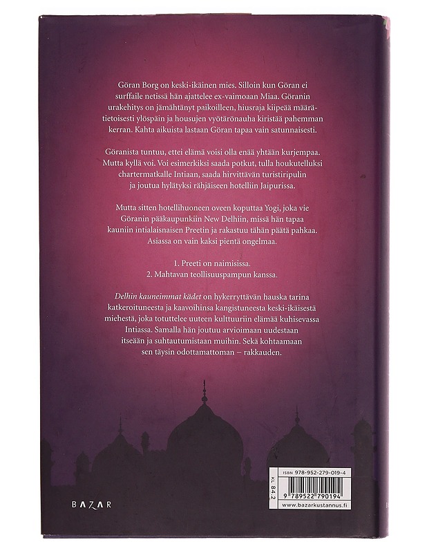 Delhin kauneimmat kädet - Bergstran Mikael - Romaanit ja novellit - 10105344298 - 1