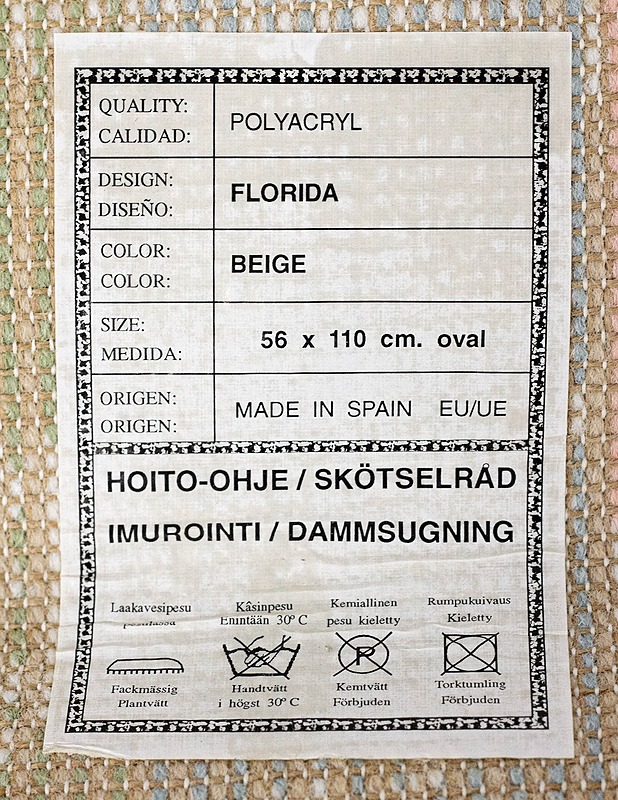 Florida matto, 56x110cm - Matot - 10105344422 - 2
