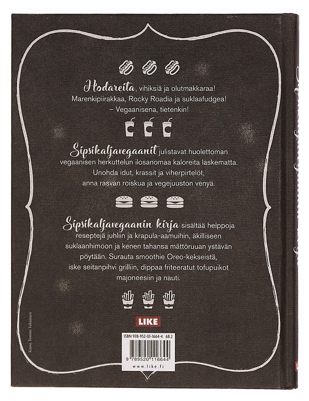 Sipsikaljavegaanin kirja - Heimonen, Terhi - Ruokakirjat - 10105344451 - 1