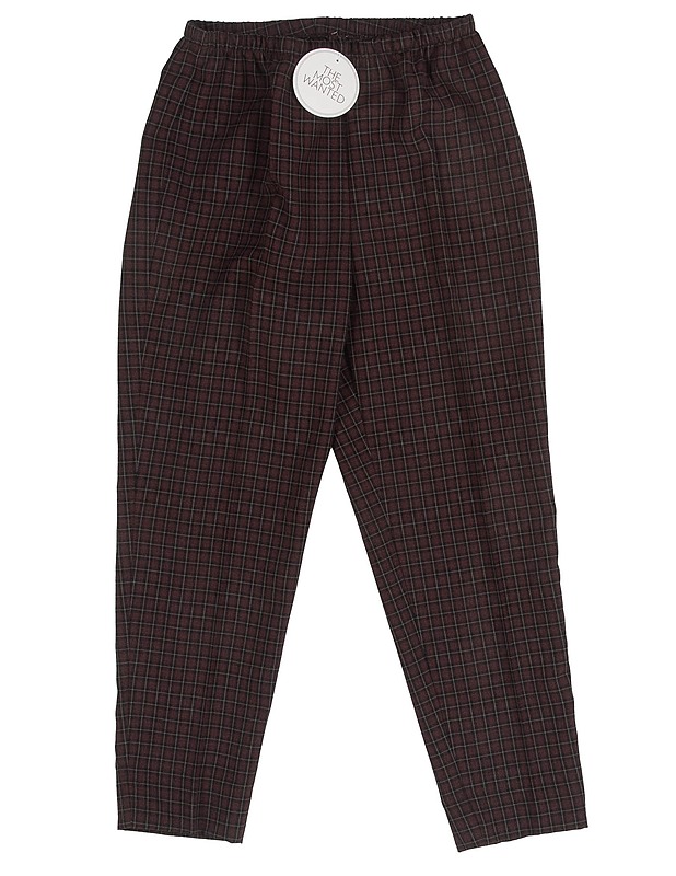 Ruutukuviolliset housut, 42 - Naisten housut, shortsit ja haalarit - 10105344559 - 0