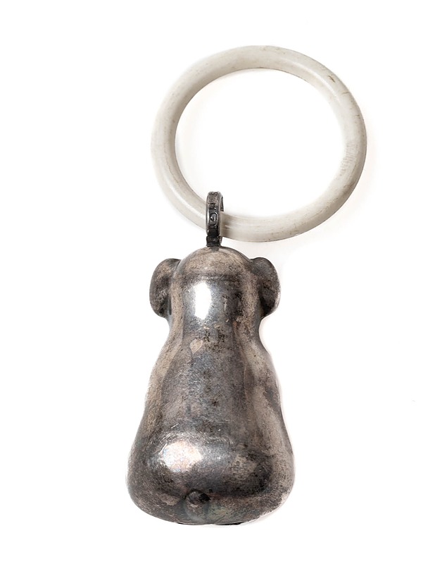 Vintage helisevä hopeinen koira - Koriste-esineet - 10105344702 - 1