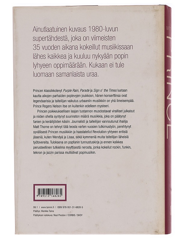 Prince - Thorne, Matt - Musiikki- ja elokuvakirjat - 10105345227 - 1