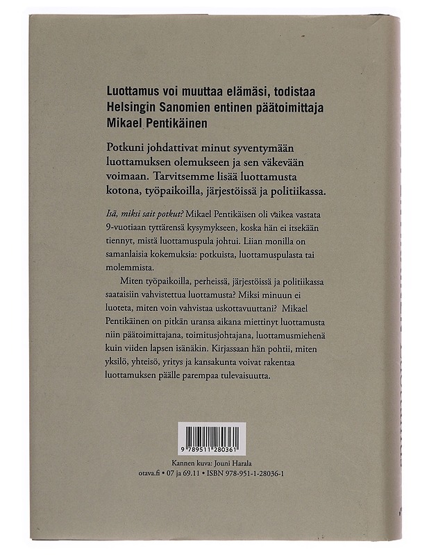 Luottamus - Mikael Pentikäinen - Elämäkerrat ja muistelmat - 10105345426 - 1