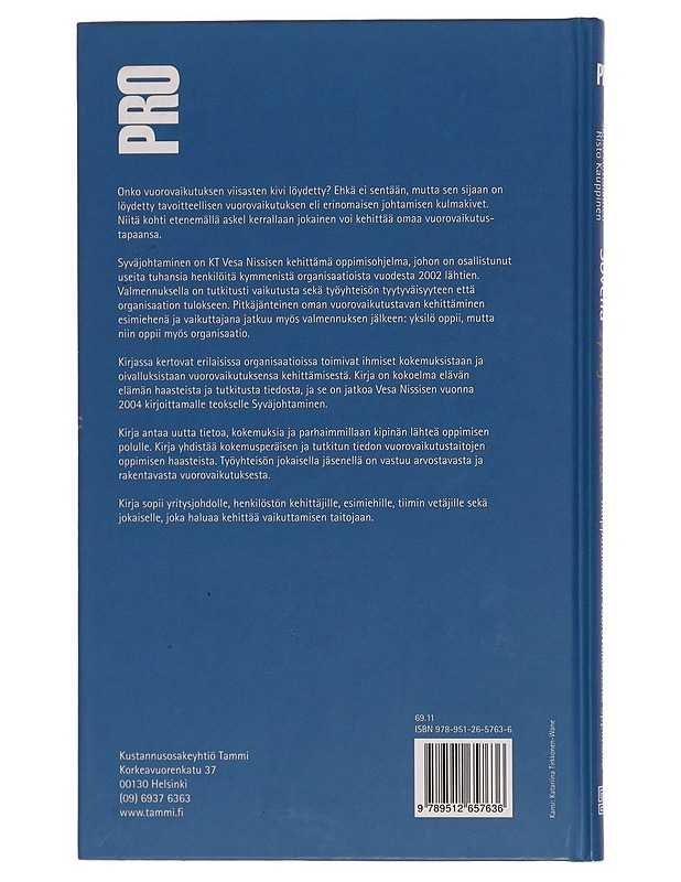 Sovella syväjohtamista : huipputuloksiin vuorovaikutusta oppimalla - Nissinen, Vesa - Tietokirjat ja oppaat - 10105345548 - 1