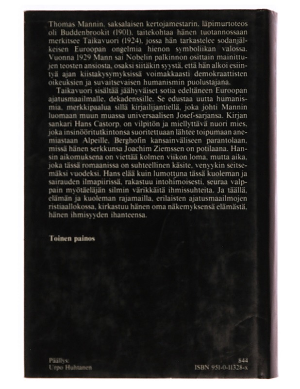 Taikavuori, Mann Thomas - Romaanit ja novellit - 10105345631 - 1