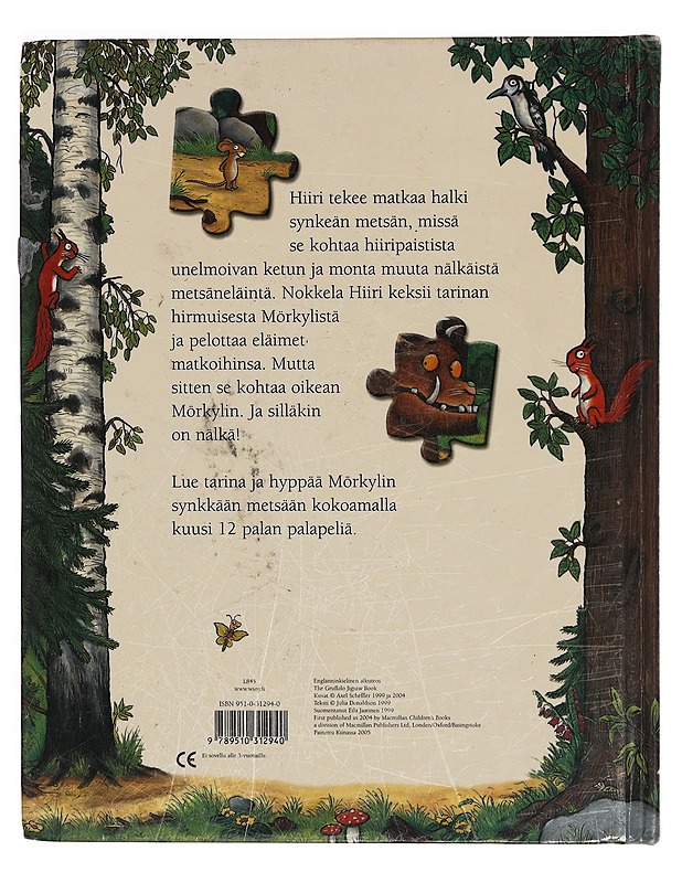 Mörkylin palapelikirja - Donaldson, Julia - Lastenkirjat - 10105345896 - 1