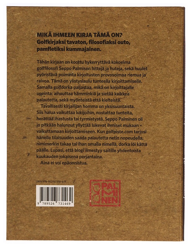 Aina ei voi epäonnistua [golfissakaan] - Seppo Palminen - Tietokirjat ja oppaat - 10105345924 - 1