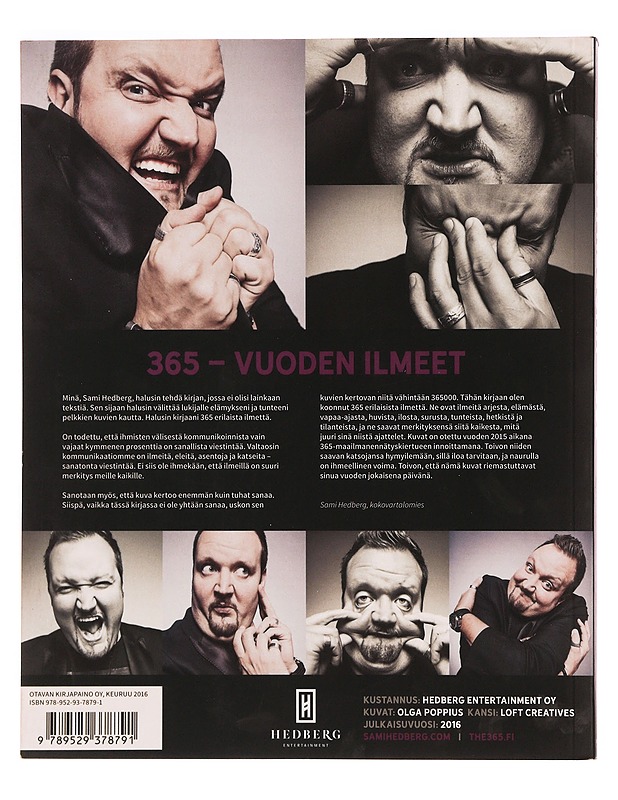365 : vuoden ilmeet - Hedberg, Sami - Tietokirjat ja oppaat - 10105345970 - 1