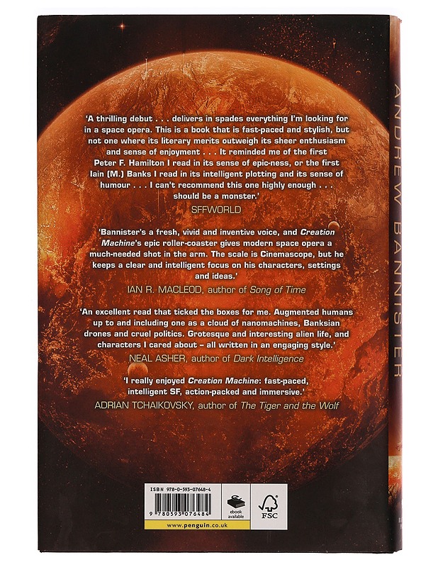 Creation machine : a novel of the Spin - Andrew Bannister - Fantasia- ja scifi - 10105346057 - 1