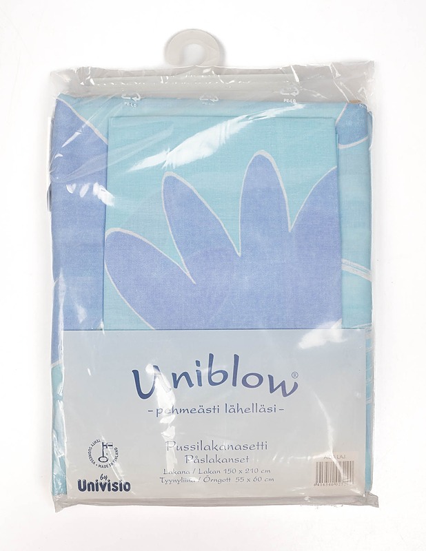 UNIBLOW pussilakana ja tyynyliina setti, 150x210cm & 50x60cm - Liinavaatteet - 10105346218 - 0