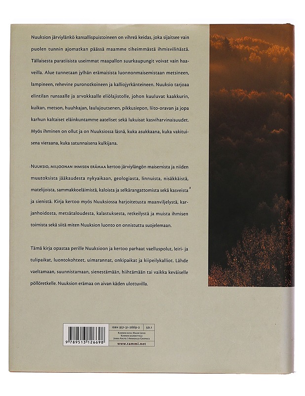 Nuuksio : miljoonan ihmisen erämaa - Leivo, Mauri - Tietokirjat ja oppaat - 10105346359 - 1