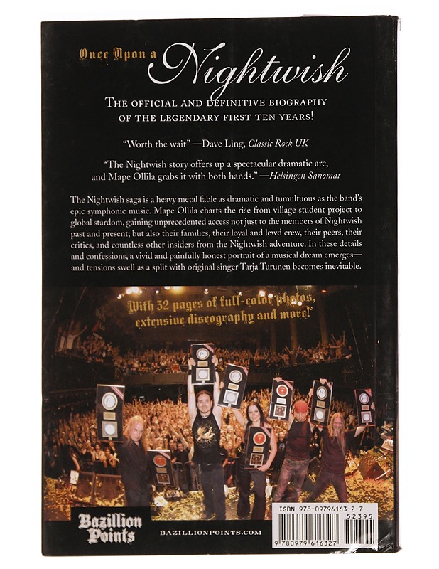 Once Upon A Nightwish: The Official Biography 1996-2006 - Mape Ollila - Musiikki- ja elokuvakirjat - 10105346396 - 1