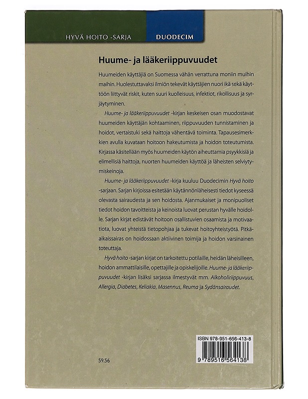 Huume- ja lääkeriippuvuudet - Aalto, Mauri - Tietokirjat ja oppaat - 10105346551 - 1