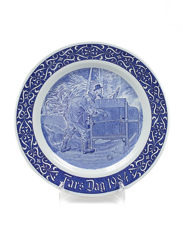 RÖRSTRAND Fars dag 1984 koristelautanen - Koriste-esineet - 10105346612 - 0