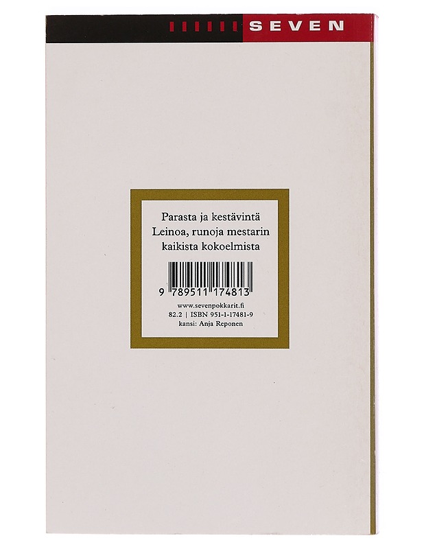 Elämän koreus : valikoima runoja - Leino, Eino - Runot ja näytelmät - 10105346634 - 1
