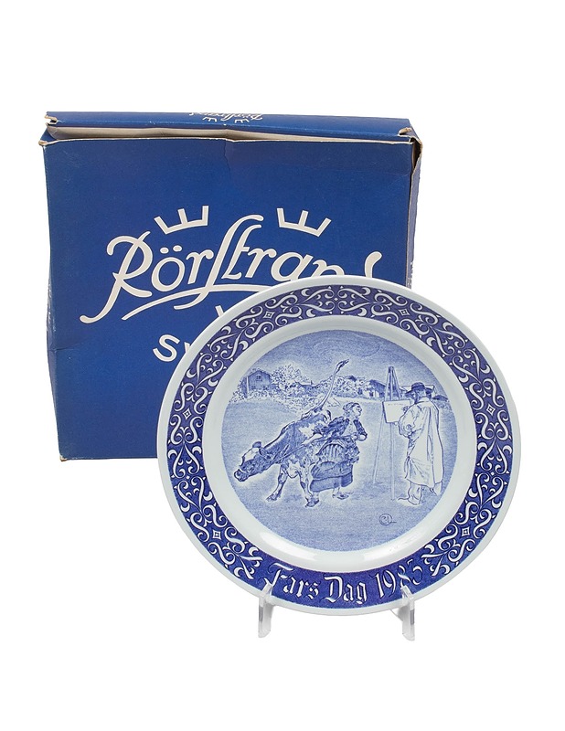 RÖRSTRAND Fars dag 1983 koristelautanen - Koriste-esineet - 10105346641 - 0