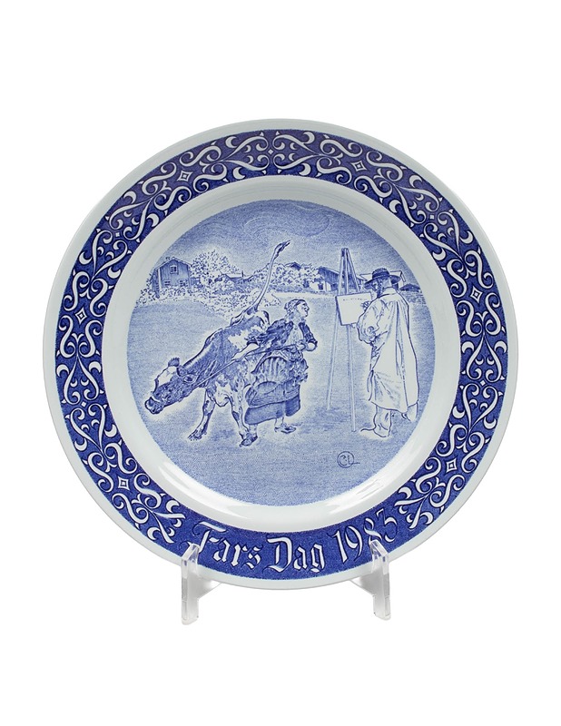 RÖRSTRAND Fars dag 1983 koristelautanen - Koriste-esineet - 10105346641 - 1
