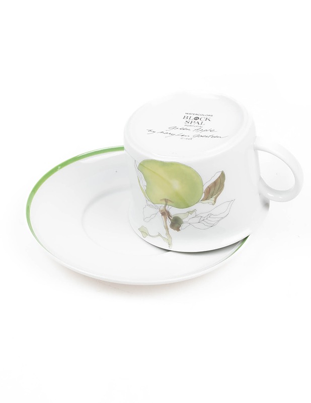 BLOCK SPAL Green Apple kahvikuppi ja astia setti - Mukit ja kahvikupit - 10105346659 - 1