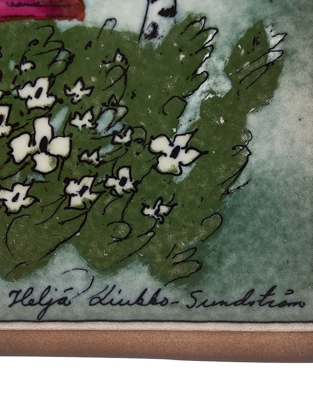 ARABIA Punainen tupa ja perunamaa seinälaatta - Designsuosikit - 10105346685 - 3