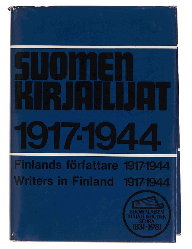 Suomen kirjailijat 1917-1944 : pienoiselämäkerrat : teosbibliografiat : tutkimusviitteet = Finlands författare 1917-1944 : kortbiografier : verkförteckningar : litteraturhänvisning - Elämäkerrat ja muistelmat - 10105346881 - 0