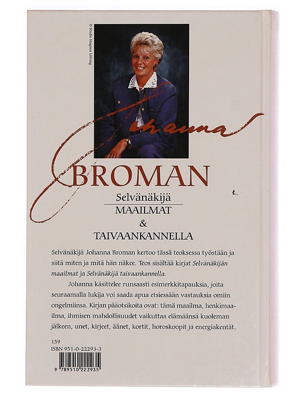 Selvänäkijä : maailmat & taivaankannella - Johanna Broman - Elämäkerrat ja muistelmat - 10105346923 - 1