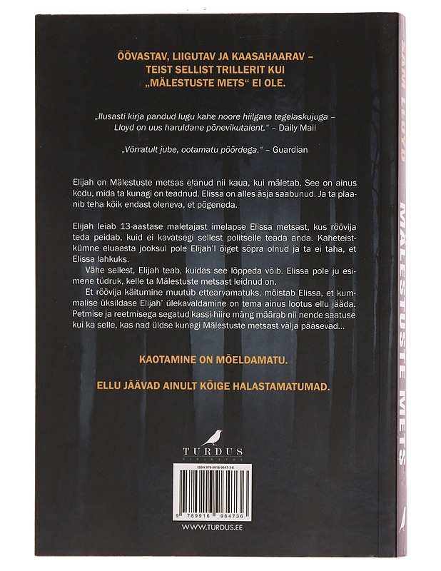 Mälestuste mets - Lloyd, Sam - Romaanit ja novellit - 10105346945 - 1