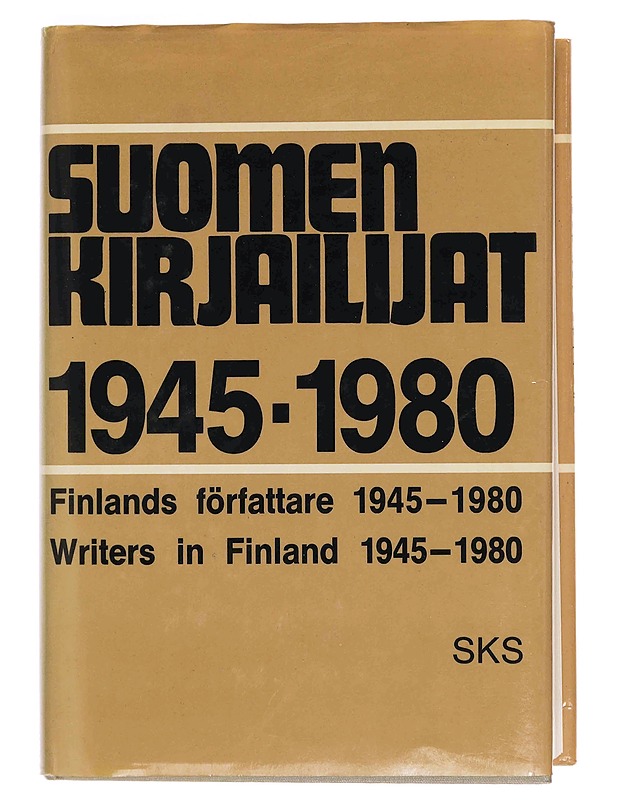Suomen kirjailijat 1945-1980 : pienoiselämäkerrat : teosbibliografiat : tutkimusviitteet = Finlands författare 1945-1980 : kortbiografier : verkförteckningar : litteraturhänvisning - Elämäkerrat ja muistelmat - 10105346977 - 0