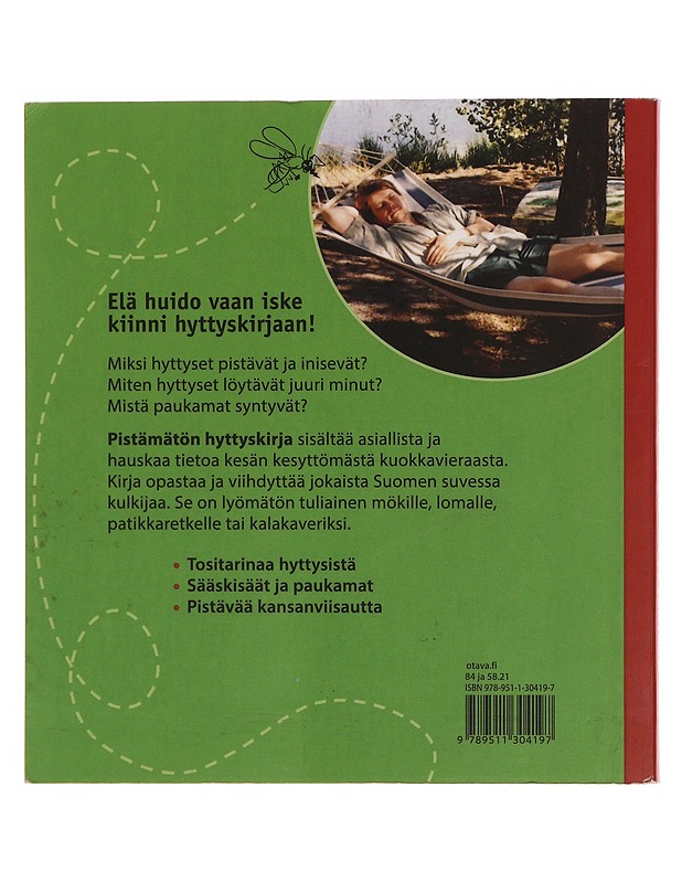 Pistämätön hyttyskirja - Itämies, Juhani - Tietokirjat ja oppaat - 10105347100 - 1