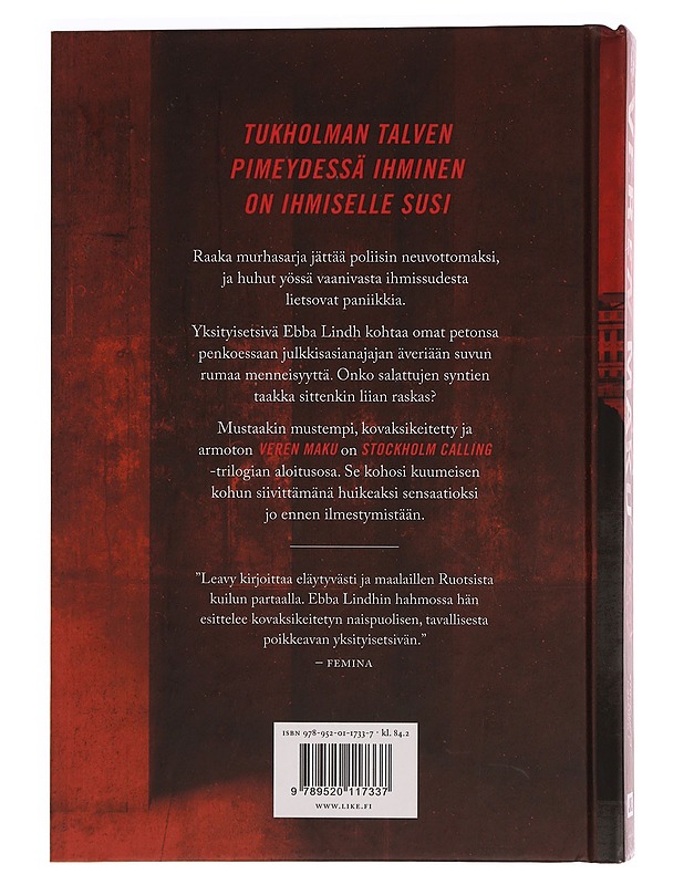 Veren maku - Leavy, Niklas - Jännitys ja dekkarit - 10105347108 - 1
