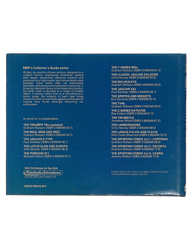 Sporting Fords: Cortinas v. 1: A Collector's Guide - Graham Robson - Tietokirjat ja oppaat - 10105347384 - 1