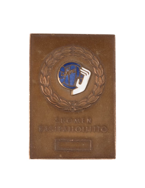 Suomen käsipalloliitto numeroimaton ansiomerkki - Koriste-esineet - 10105347420 - 0