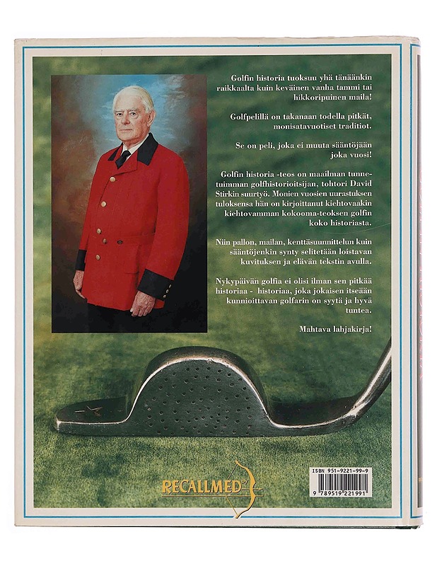 Golfin historia - Stirk, David - Historiakirjat - 10105347432 - 1