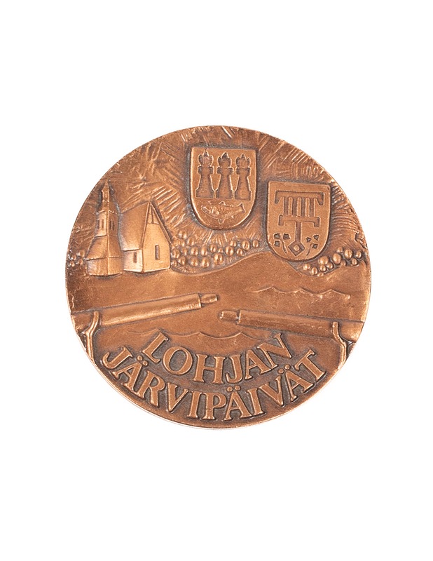 Lohjan järvipäivät mitali - Koriste-esineet - 10105347437 - 0
