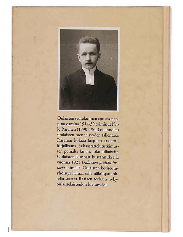 Oulaisten pitäjän historia - Niilo Räsänen - Historiakirjat - 10105347440 - 1