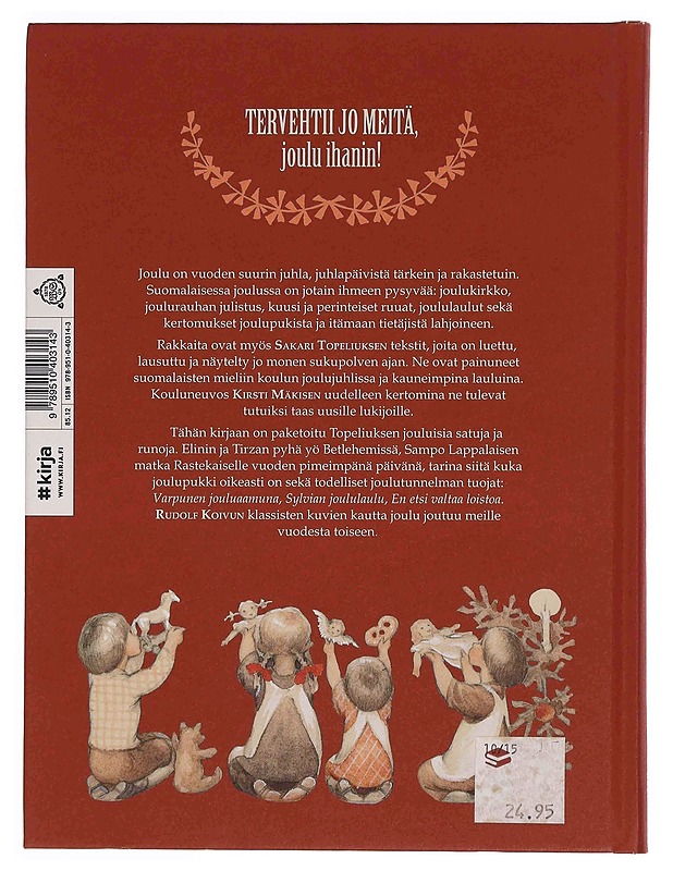 Topeliuksen joulu : satuja ja runoja - Mäkinen, Kirsti - Lastenkirjat - 10105347623 - 1