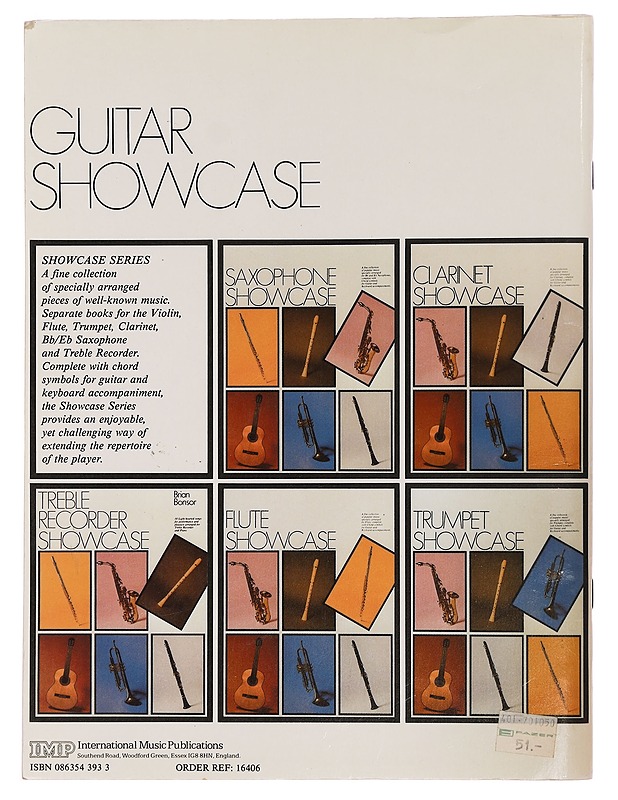 Guitar Showcase  - Tietokirjat - 10105347624 - 1