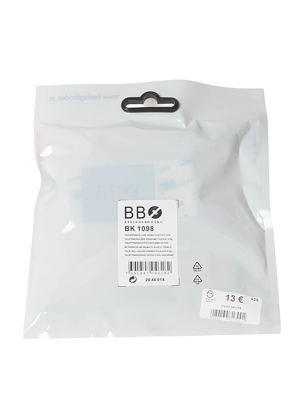 BESLAGSBODEN BK 1098 WC-paperiteline - Rakennustarvikkeet - 10105347803 - 1