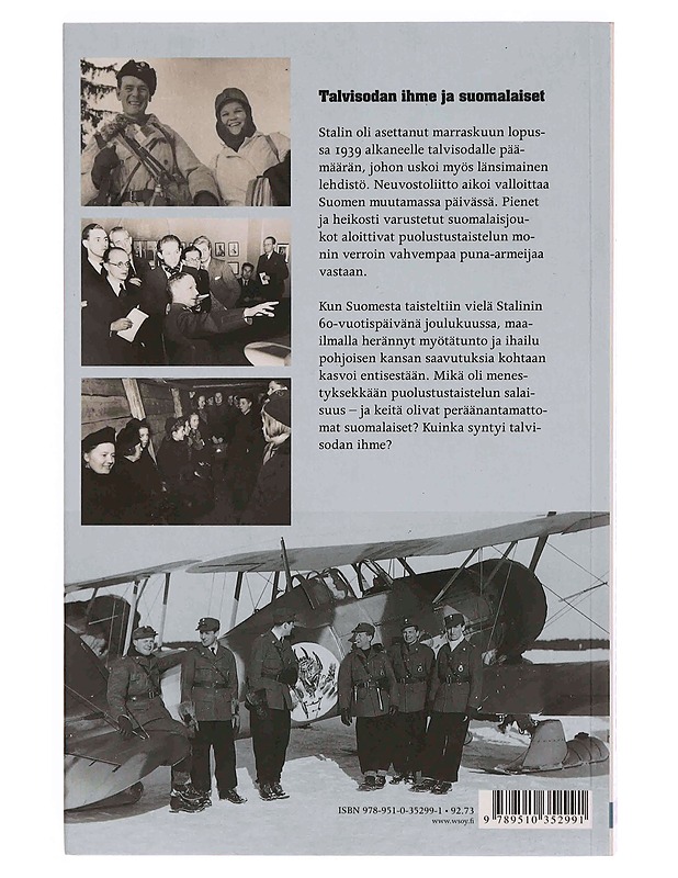 Taistelu Suomesta 1939-1940 - Sander, Gordon F. - Historiakirjat - 10105347886 - 1