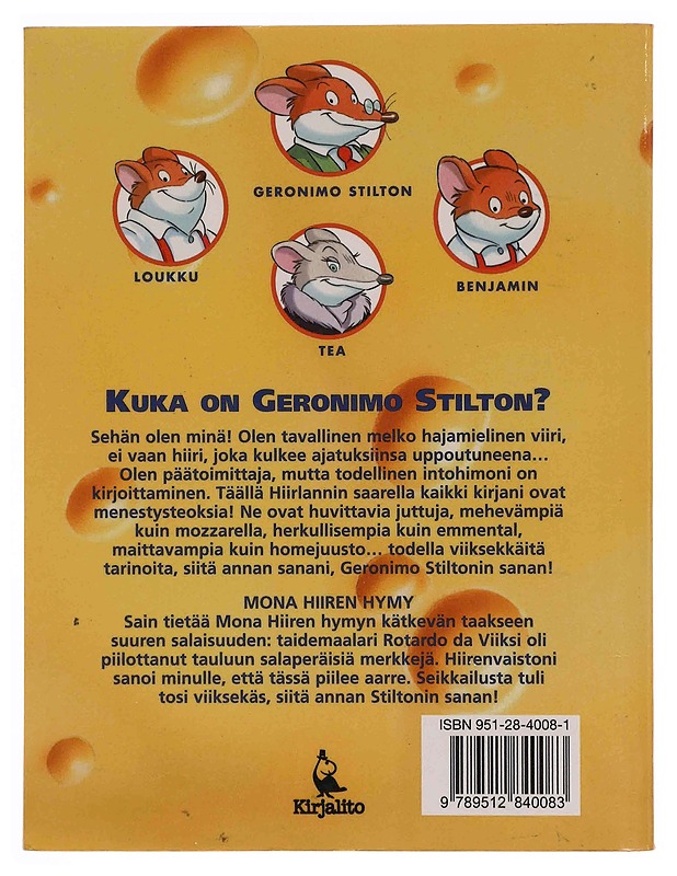 Mona Hiiren hymy - Stilton, Geronimo - Lastenkirjat - 10105348114 - 1