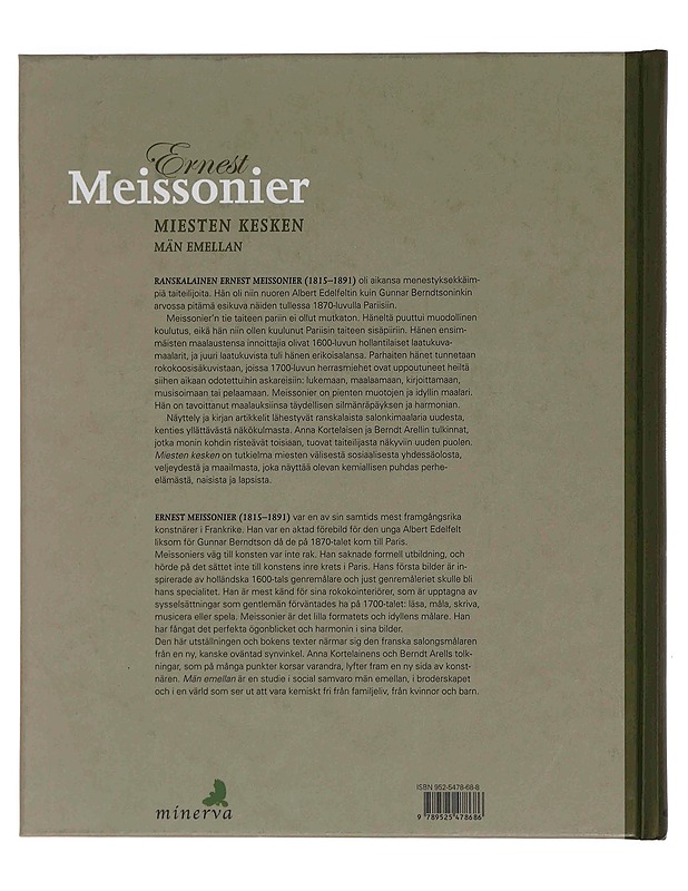 Ernest Meissonier Miesten kesken - Taide- ja kulttuurikirjat - 10105348289 - 1