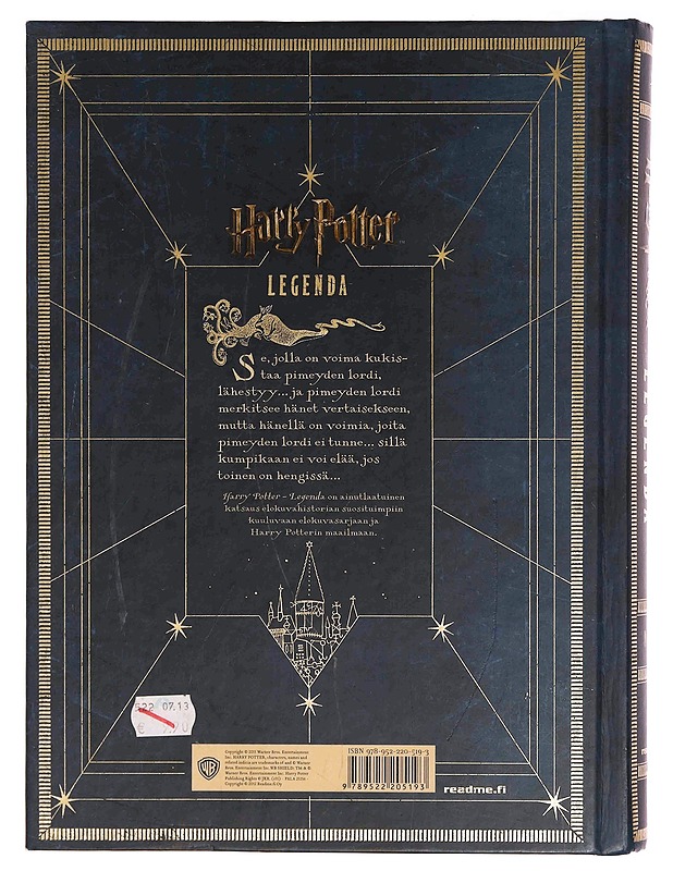Harry Potter : legenda : elokuvasarja yksissä kansissa - McCabe, Bob - Musiikki- ja elokuvakirjat - 10105348423 - 1